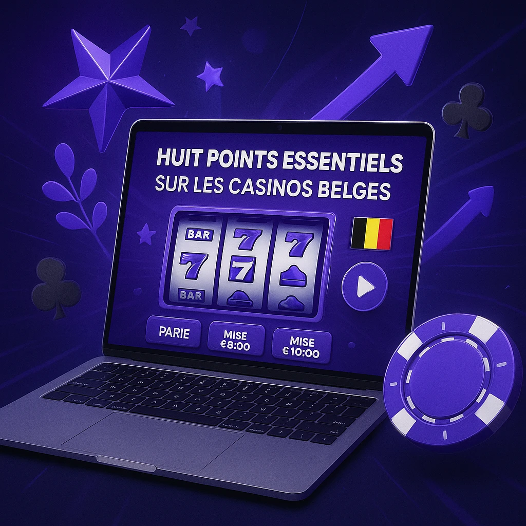 Huit points essentiels sur les casinos belges